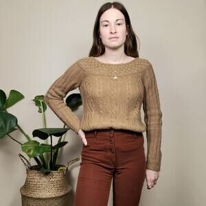 Loft Sweater Camel Tan XS